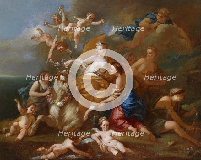 The Rape of Europa. Artist: Cazes, Pierre-Jacques (1676-1754)