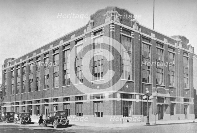 General view, office building of the South Bend Tribune, South Bend, Indiana, 1922. Artist: Unknown.
