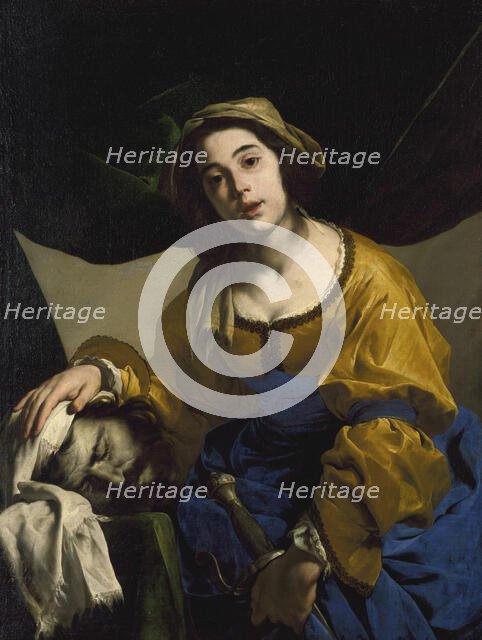Judith with the Head of Holofernes, early 1650s. Creator: Bernardo Cavallino.