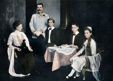 Murdered Archduke Francis Ferdinand with his wife and children, c1910. Artist: Unknown.