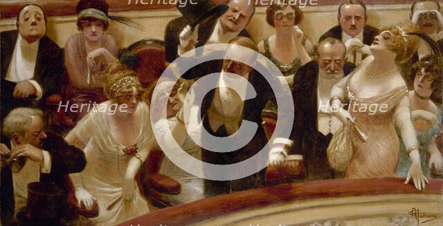 The latecomers, c1914. Creator: Albert Guillaume.