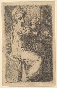 Madonna and Child, 16th century. Creator: Parmigianino.