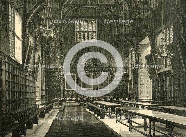 'Hall of Trinity College', 1898. Creator: Unknown.