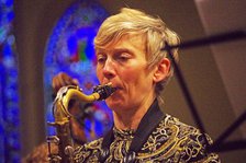 Josephine Davies Mark Bassey Sextet, St Andrews Church, Hove, East Sussex, 14 Oct 2022. Creator: Brian O'Connor.