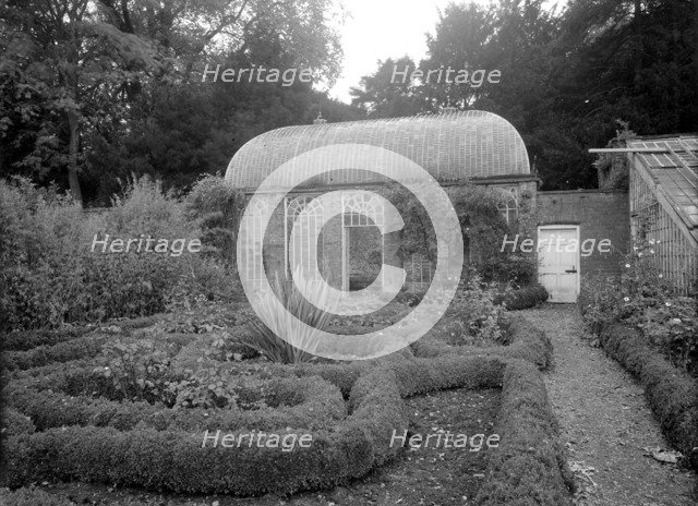 The orangery in the gardens at Howsham Hall, North Yorkshire, 1953. Artist: Herbert Felton