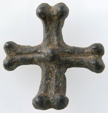 Cross, Merovingian or Carolingian, 8th-9th century. Creator: Unknown.