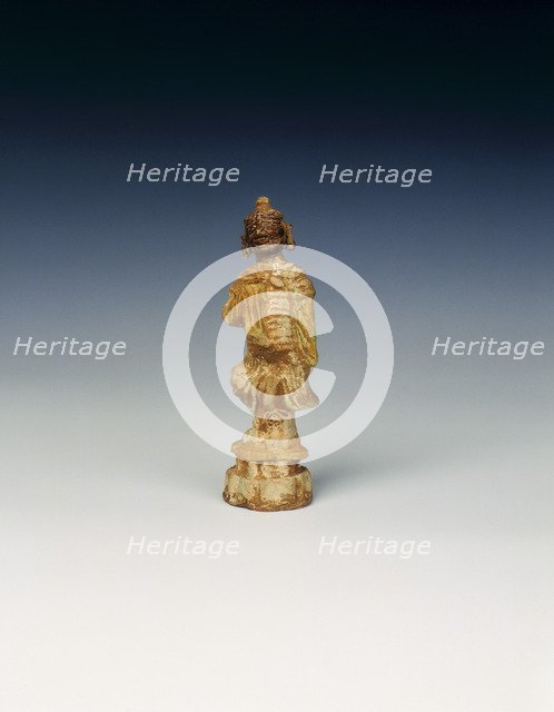 Figure of an Asiatic entertainer, Ming dynasty or earlier, China, before 1644. Artist: Unknown