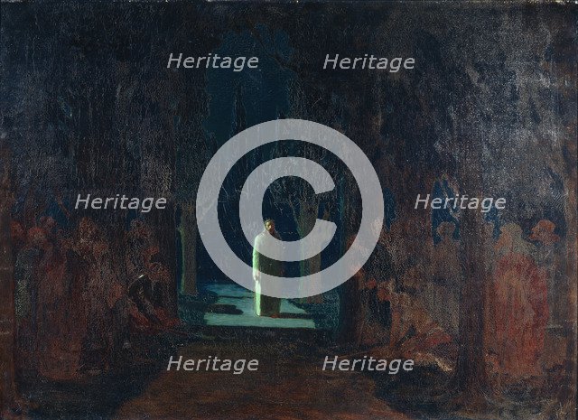 Christ at the Garden of Gethsemane. Artist: Kuindzhi, Arkhip Ivanovich (1842-1910)