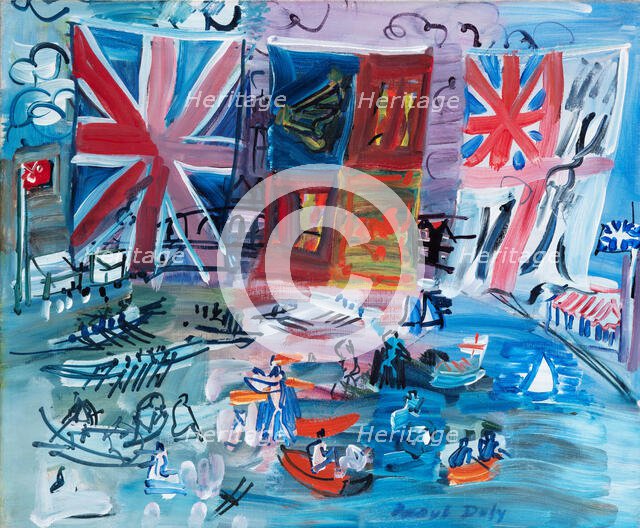 Régates à Henley, c1933. Creator: Dufy, Raoul (1877-1953).