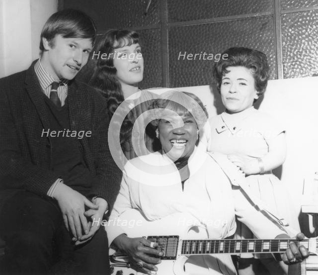 Sister Rosetta Tharpe and Brian Foskett, New Victoria Theatre, London, 1963. Creator: Brian Foskett.