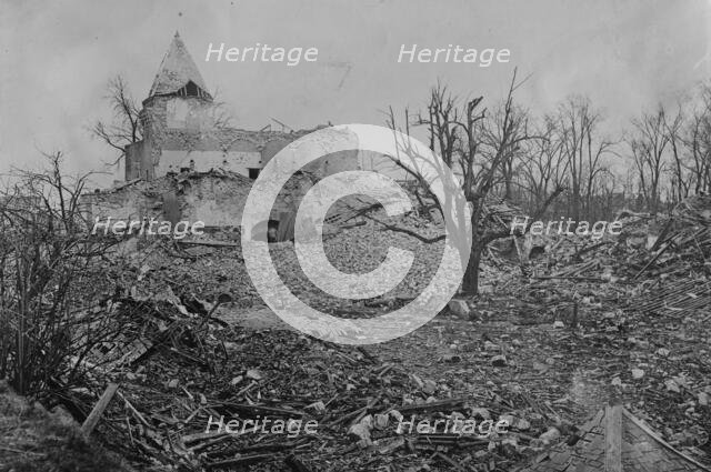 Castle at Ham, 2 Mar 1918. Creator: Bain News Service.