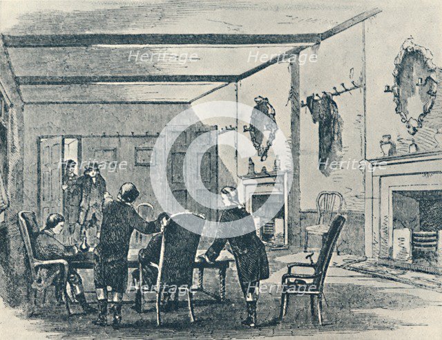 'Parlour of the Three Crowns Inn, Lichfield', 1907. Artist: Unknown.