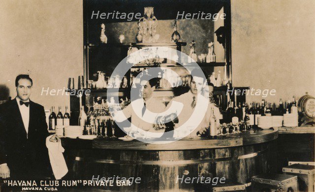 Havana Club Rum, Private Bar, Havana, Cuba, c1900s. Artist: Unknown