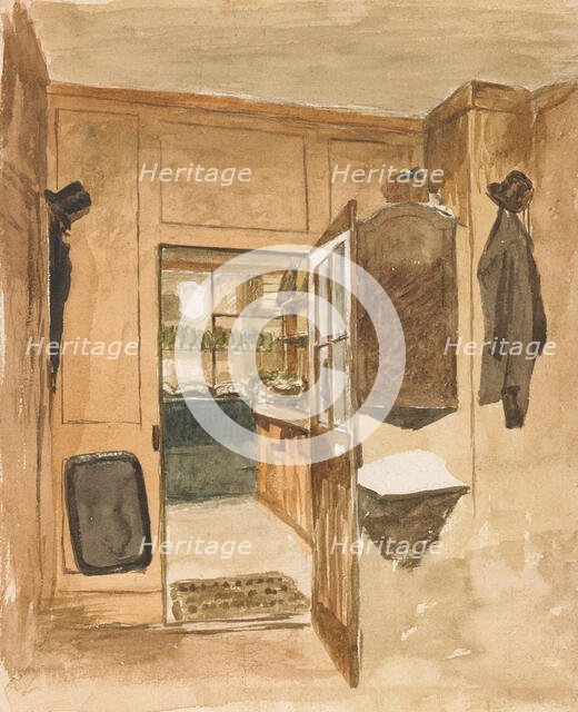 Adams' Lodgings, London, 1872-1874. Creator: John Ottis Adams.