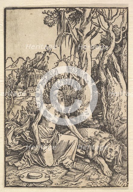 St. Jerome in the Desert, 1511. Creator: Hans Baldung.