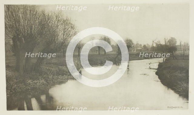 Stanstead from the Lea, 1880s. Creator: Peter Henry Emerson.