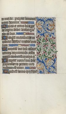 Book of Hours (Use of Rouen): fol. 119r, c. 1470. Creator: Master of the Geneva Latini (French, active Rouen, 1460-80).