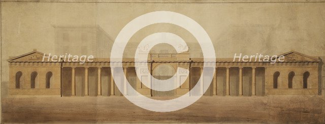 The Old Admiralty Screen, Late 18th cent.. Artist: Adam, Robert (1728-1792)