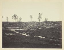 Interior View of the Confederate Line, May 1865. Creator: Alexander Gardner.