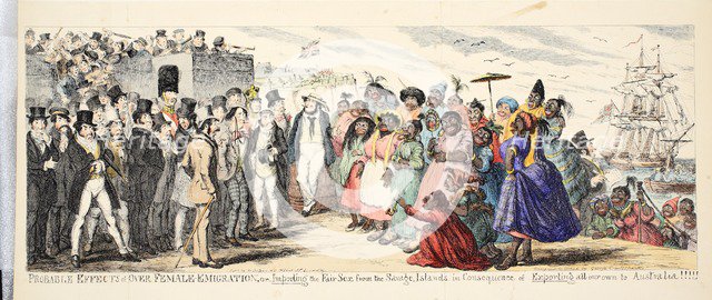 Probable Effects of Over Female Emigration …, c. 1844.