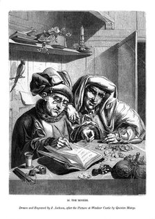 The Misers, c1480-1530 (1843).Artist: J Jackson