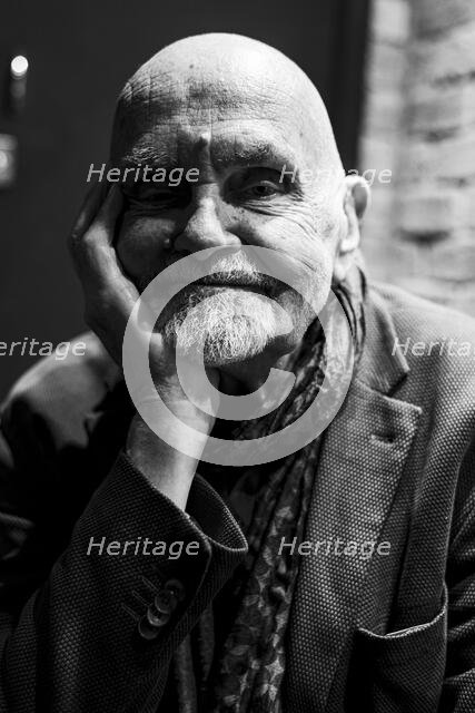 Hans-Joachim Roedelius live at the Jazz Café, London, Apr 2024. Creator: Annapaola Marchesani.