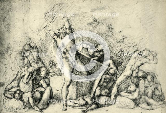 'The Resurrection', c1532, (1943). Creator: Michelangelo Buonarroti.
