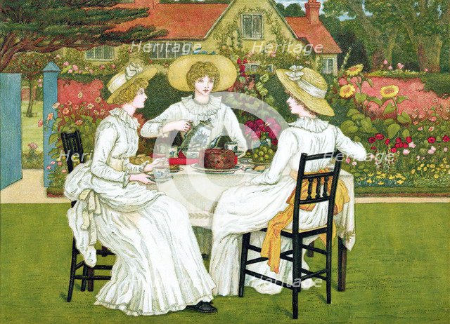 Afternoon Tea, 1886. Artist: Unknown