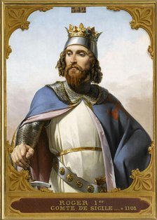 Roger I of Sicily (1031-1101), 1840s. Creator: Blondel, Merry-Joseph (1781-1853).