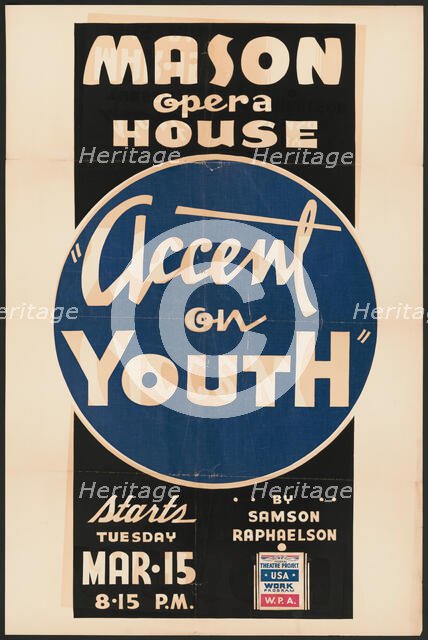 Accent on Youth, Los Angeles, 1938. Creator: Unknown.
