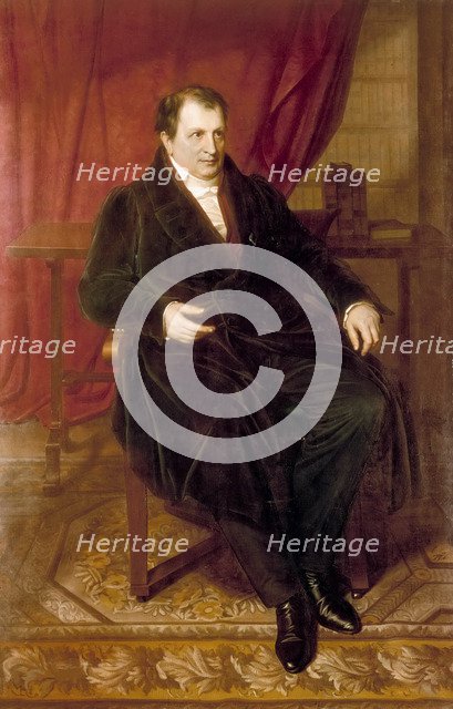 Portrait of Johann Ludwig Tieck (1773-1853), 1835. Creator: Vogel von Vogelstein, Carl Christian (1788-1868).