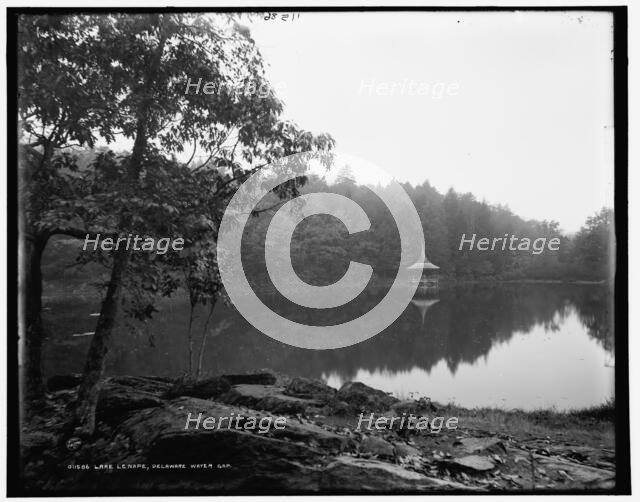 Lake Lenape, Delaware Water Gap, between 1890 and 1901. Creator: Unknown.