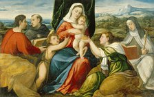 Madonna and Child with Saints, 1540-1549. Creator: Bonifacio de' Pitati.