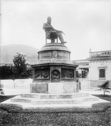 Jose De Alencar statue, between 1910 and 1920. Creator: Harris & Ewing.