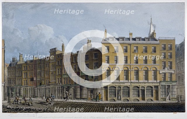 Cheapside, City of London, 1818. Artist: Robert Blemmell Schnebbelie