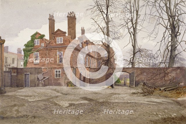 The south end of Fairfax House, High Street, Putney, London, c1887. Artist: John Crowther