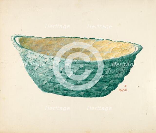 Hand Made Work Basket, 1935/1942. Creator: Margaret Stottlemeyer.