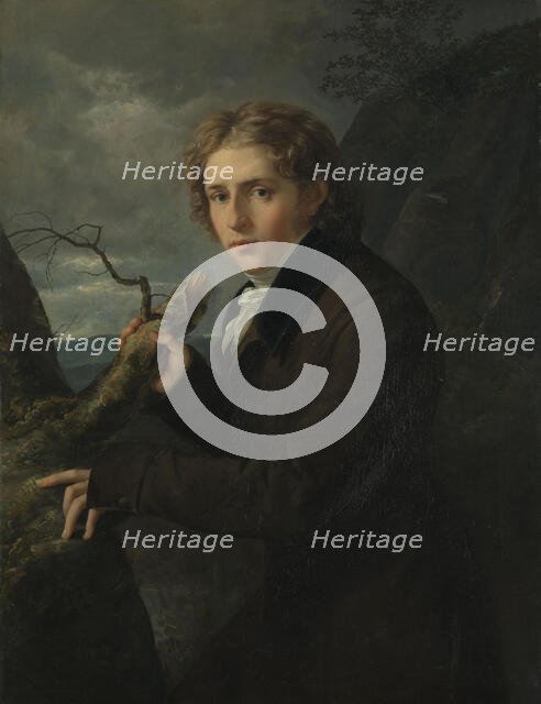 Portrait of the Painter J.C. Dahl, 1819-1820. Creator: Johann Carl Rossler.