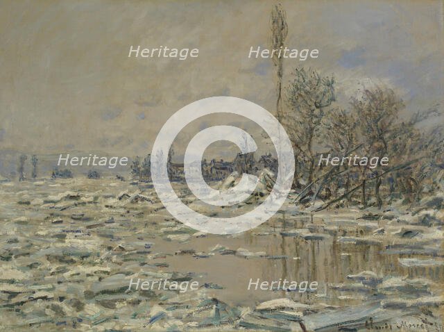 The Break-Up of the Ice, 1880. Creator: Monet, Claude (1840-1926).