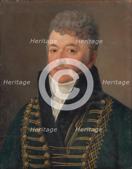 Portrait of a Man with a White Collar, around 1830-1840. Creator: Anton Einsle.