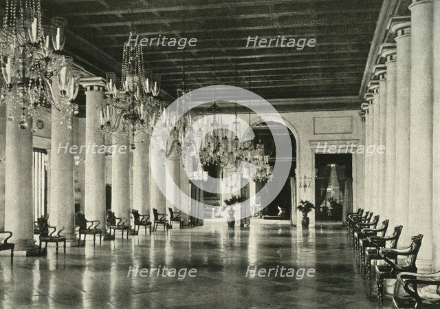 'The Marble Hall, Government House', 1925. Creator: Unknown.