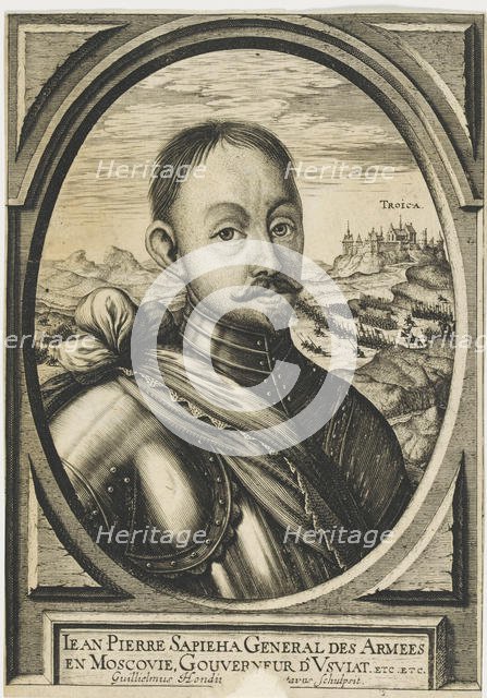 Jan Piotr Sapieha (1569-1611) , c.1630. Creator: Hondius, Hendrik, the Elder (1573-1650).