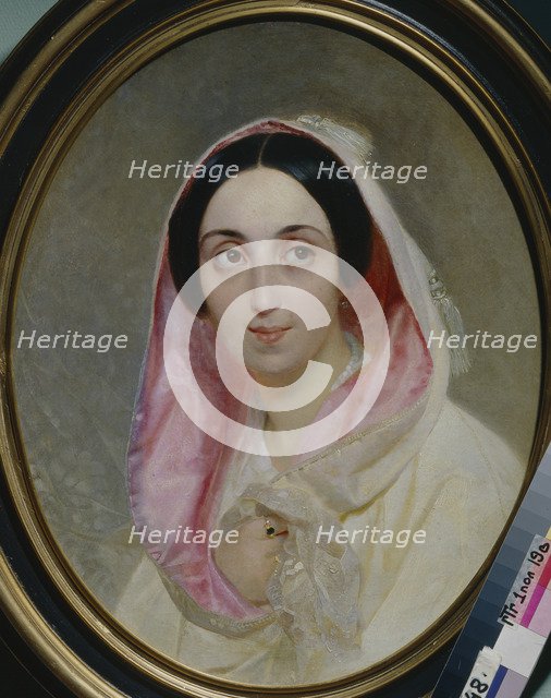 Portrait of Princess Anna Alexandrovna Bagration (1824-1885).