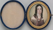 Portrait of a Lady, ca. 1845. Creator: Daniel F. Ames.