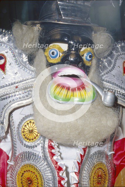 Oruro Mask, Bolivia.  Artist: Unknown.