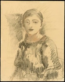 Portrait of Julie Manet, 1890. Creator: Berthe Morisot.