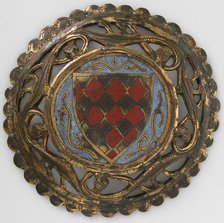 Roundel, French, 14th century. Creator: Unknown.