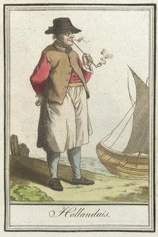 Costumes de Différents Pays, 'Hollandais', c1797. Creator: Jacques Grasset de Saint-Sauveur.