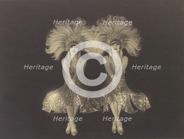 The Dolly Sisters, 1920s. Creator: Walery.