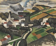 Le Tournant, Meulan, 1912. Creator: La Fresnaye, Roger de (1885-1925).